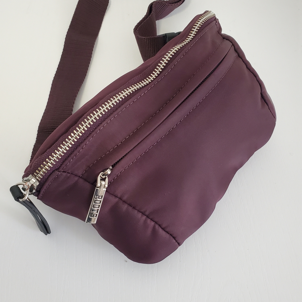 Roots Maroon Belt Bag